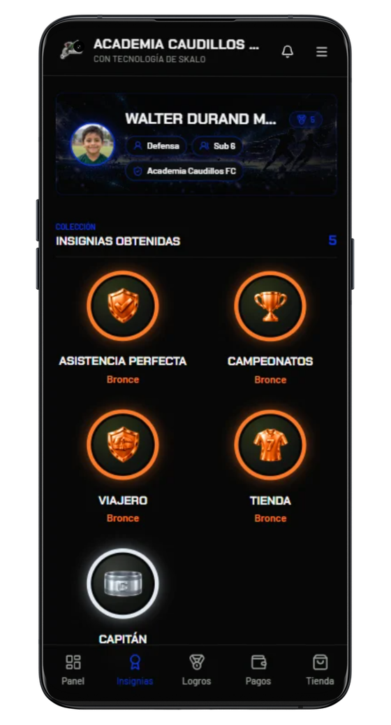 Insignias del alumno